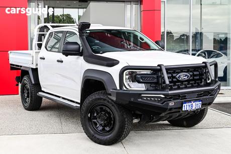 White 2025 Ford Ranger Dual Cab Chassis Super Duty (4X4)