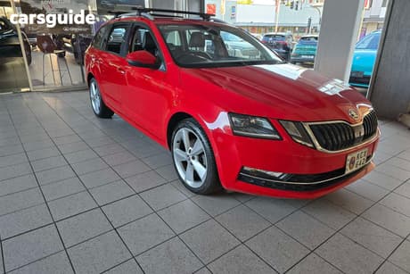 Red 2017 Skoda Octavia Wagon 110 Tsi