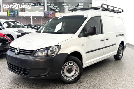 White 2014 Volkswagen Caddy Commercial TDI250 BLUEMOTION F