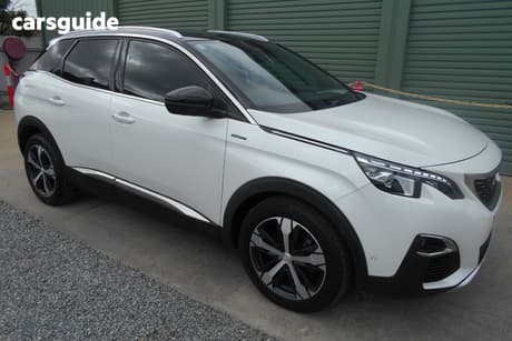 White 2018 Peugeot 3008 Wagon Gt Line