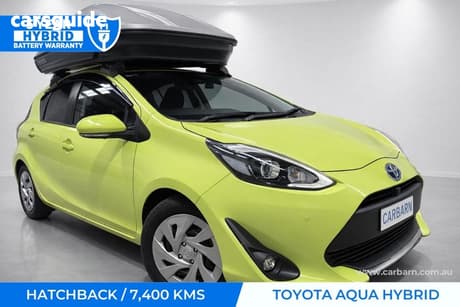 Green 2021 Toyota Aqua Hatch S HYBRID