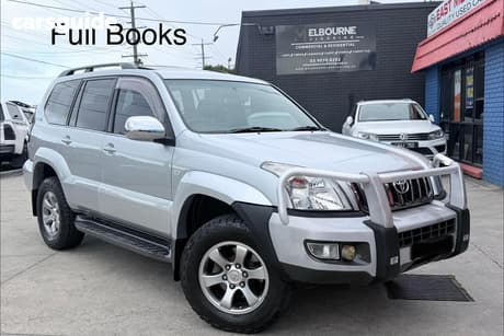 Silver 2008 Toyota Landcruiser Prado Wagon Grande (4X4)