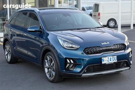 Blue 2021 Kia Niro Wagon Hev Sport (Hybrid)