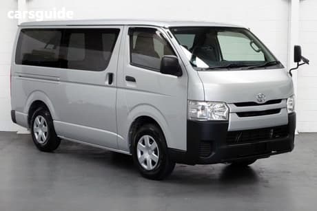Silver 2016 Toyota HiAce Commercial LWB