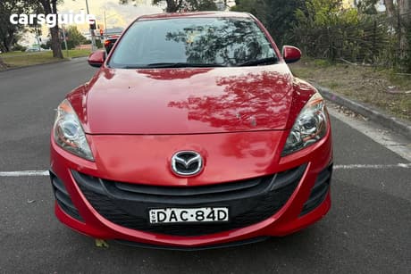 Red 2010 Mazda 3 Hatchback Maxx Sport