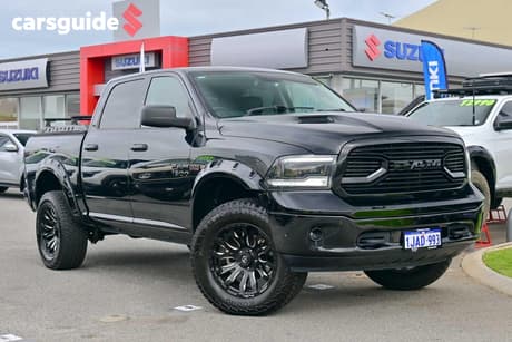 Black 2019 RAM 1500 Crew Cab Utility Laramie (4X4) Fd3.2