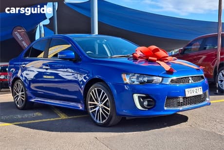 Blue 2016 Mitsubishi Lancer Sedan Es Sport