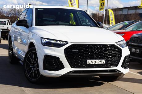 White 2022 Audi Q5 Sportback 45 Tfsi Quattro S Line Mhev