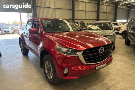 Red 2021 Mazda BT-50 Dual Cab Pick-up Xt (4X2)