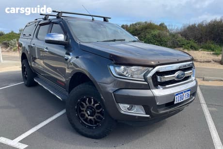 Grey 2017 Ford Ranger Dual Cab Utility Xlt 3.2 (4X4)