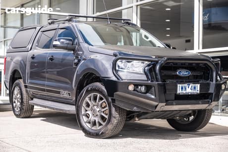 Grey 2017 Ford Ranger Dual Cab Utility Xlt 3.2 (4X4)
