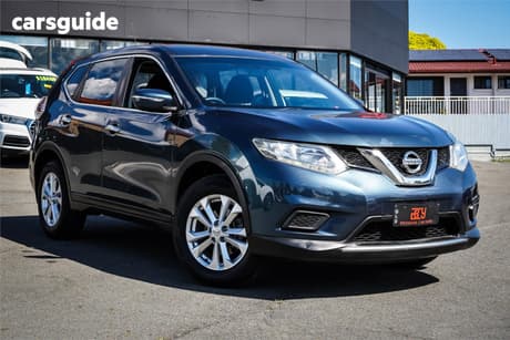 Blue 2014 Nissan X-Trail Wagon St (Fwd)