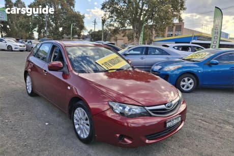 Red 2011 Subaru Impreza Hatchback R (Awd)