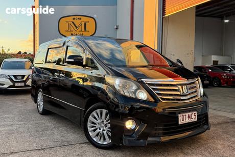 Black 2012 Toyota Alphard Commercial