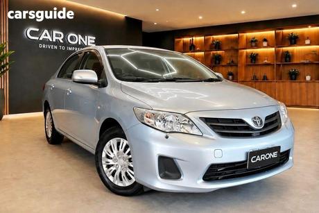 Blue 2012 Toyota Corolla Sedan Ascent