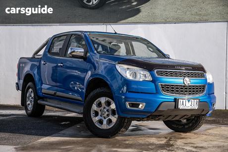 Blue 2013 Holden Colorado Crew Cab Pickup Ltz (4X4)