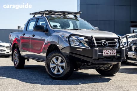 Silver 2019 Mazda BT-50 Dual Cab Utility Xt (4X4) (5Yr)