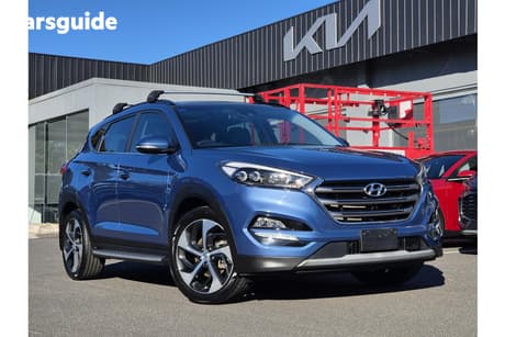 Blue 2017 Hyundai Tucson Wagon Highlander (Awd)