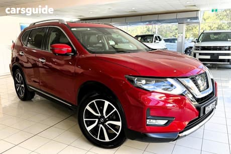 Red 2019 Nissan X-Trail Wagon Ti (4Wd)