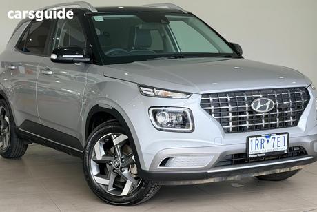 Silver 2020 Hyundai Venue Wagon Elite (Grey Interior)
