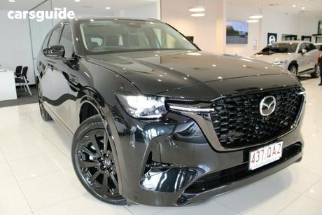Black 2025 Mazda CX-80 Wagon P50E Gt