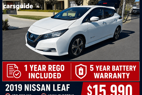 White 2019 Nissan Leaf Hatch