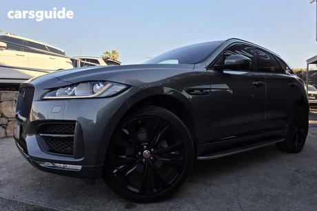 Grey 2017 Jaguar F-Pace Wagon 25T R-Sport Rwd (184Kw)