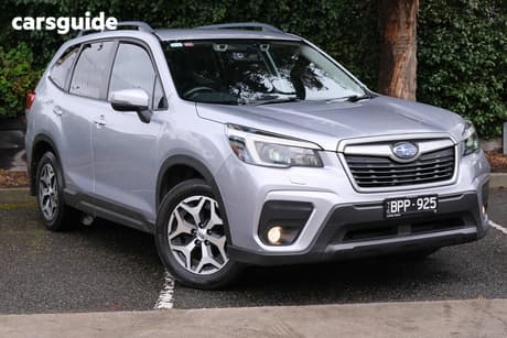 Silver 2021 Subaru Forester Wagon 2.5I (Awd)