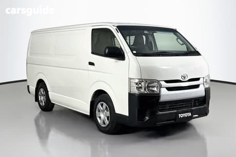 White 2017 Toyota HiAce Van Lwb