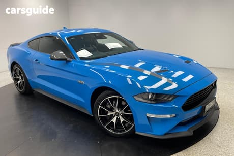 Blue 2023 Ford Mustang Fastback Ecoboost
