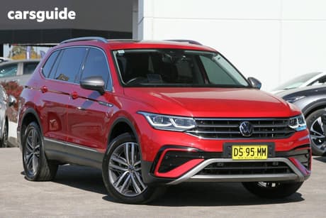 Red 2023 Volkswagen Tiguan Wagon Allspace 162Tsi Elegance