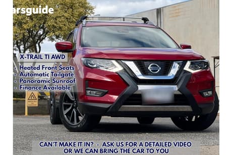 Red 2018 Nissan X-Trail Wagon Ti (4Wd)