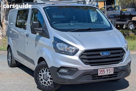 Silver 2018 Ford Transit Custom Van 340L (Lwb)