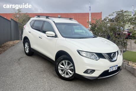 White 2015 Nissan X-Trail Wagon St-L (Fwd)