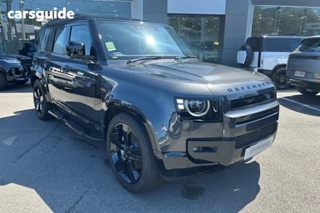 Grey 2025 Land Rover Defender Wagon 110 D350 X-Dynamic Hse (257Kw)
