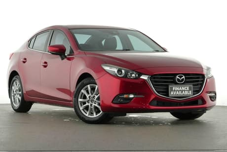 Red 2018 Mazda 3 Sedan Touring