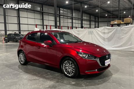 Red 2022 Mazda 2 Hatchback G15 Evolve