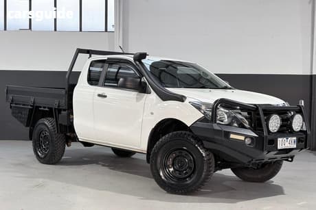White 2018 Mazda BT-50 Freestyle Cab Chassis Xt (4X4)