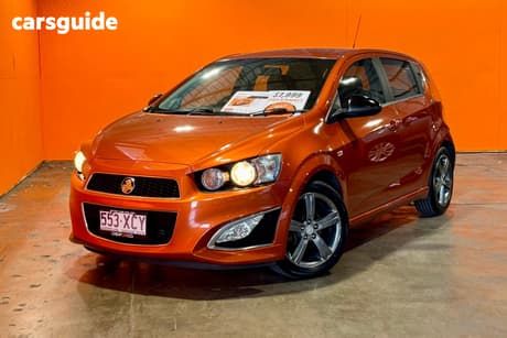 Orange 2016 Holden Barina Hatchback Rs