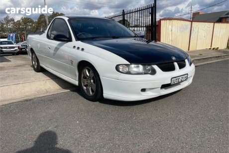 White 2001 Holden UTE Ute Tray VU R