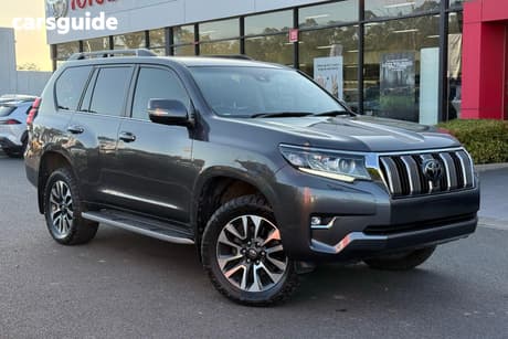 Grey 2022 Toyota Landcruiser Prado Wagon Gxl