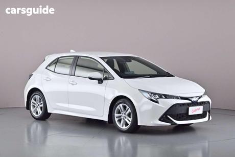 White 2022 Toyota Corolla Hatchback Ascent Sport Hybrid