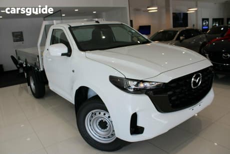 White 2026 Mazda BT-50 Cab Chassis Xs (4X2)