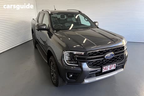 Grey 2024 Ford Ranger Double Cab Pick Up Wildtrak 3.0 (4X4)