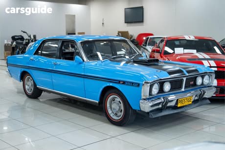 Blue 1971 Ford Falcon Sedan 500