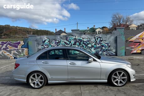 Silver 2013 Mercedes-Benz C250 Sedan Cdi Avantgarde Be