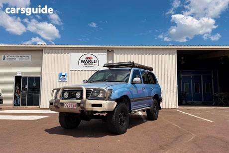 Blue 1999 Toyota Landcruiser Wagon Gxl (4X4)