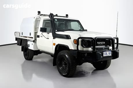 White 2024 Toyota Landcruiser Cab Chassis Lc79 Workmate