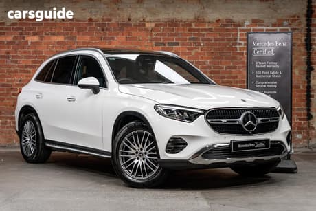 White 2025 Mercedes-Benz GLC200 Wagon 4Matic