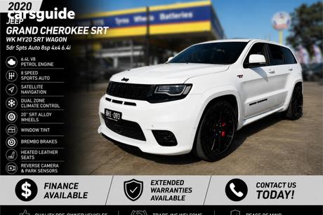 White 2020 Jeep Grand Cherokee Wagon Srt (4X4)